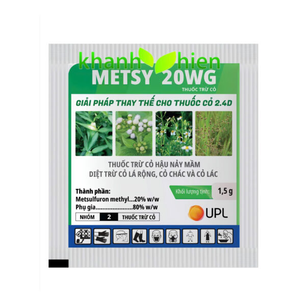 Thuốc trừ cỏ METSY 20WG (1H=250 gói ) - Gói