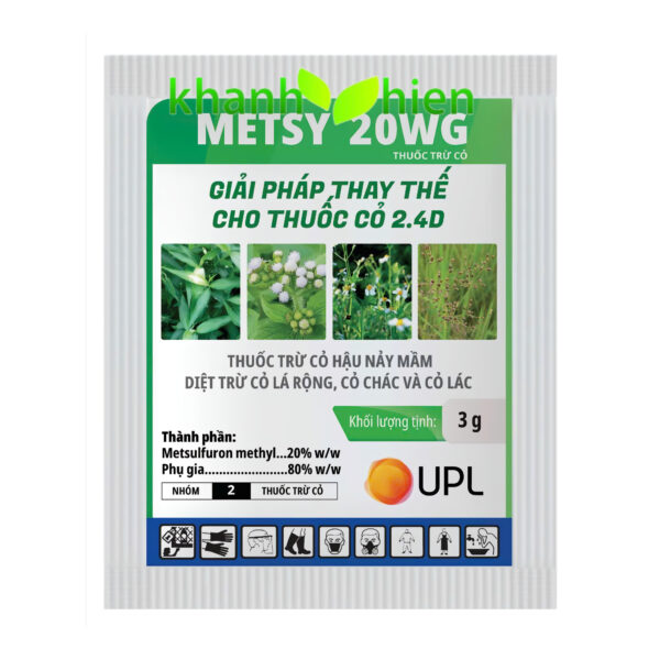 Thuốc trừ cỏ METSY 20WG (1H=250 gói ) - Gói - Ảnh 2